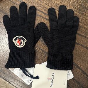 Moncler Black Kids Mittens